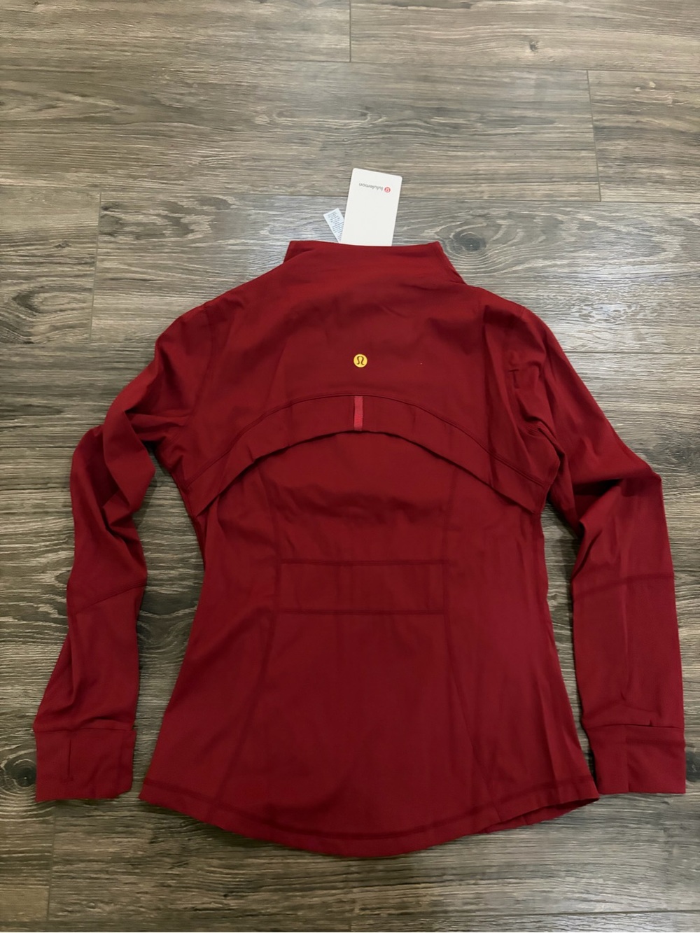 🍷 Burgundy Lululemon Nulu Define Jacket Gold & Align Pant 25” Set multiple sizes - Picture 6 of 10